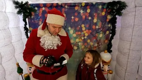 Tomasz Karolak jako święty Mikołaj