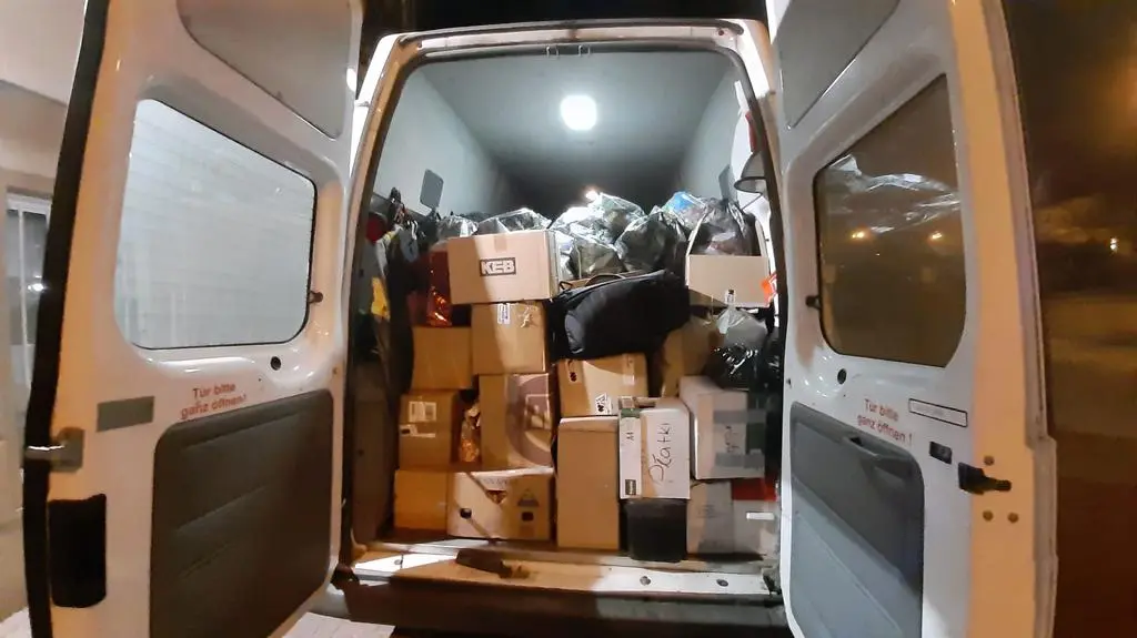 Transport z pomocą humanitarną