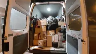 Transport z pomocą humanitarną