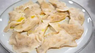 Pierogi wegańskie z grochem 