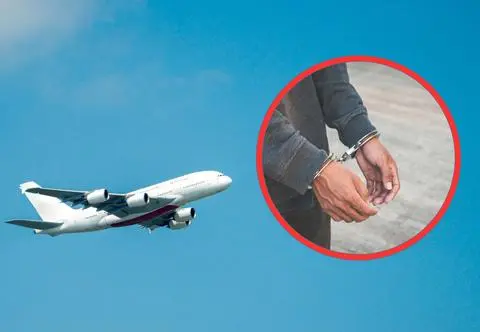 55-latek awanturował się podczas lotu z Egiptu. Lotnisko opuścił pod opieką mamy 