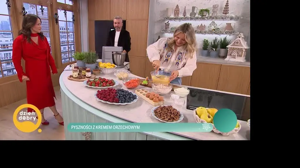 Pyszności z kremem orzechowym 