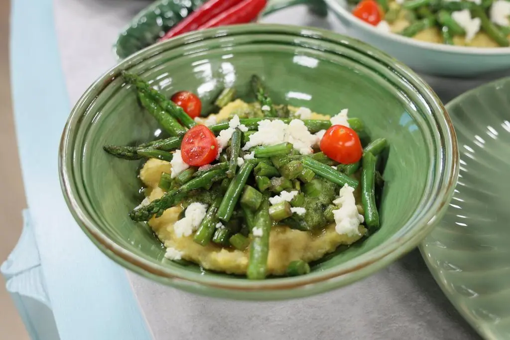 Polenta z warzywami