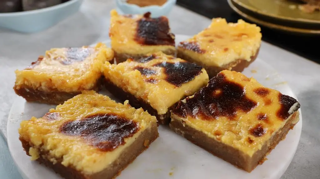Deser Pastel de Nata Blondies