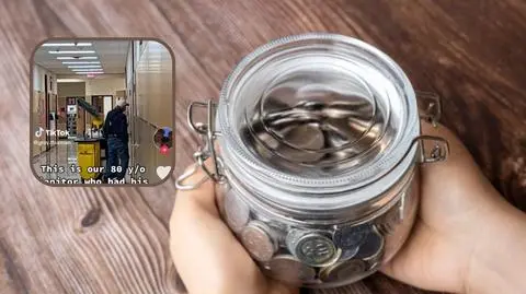 Zbiórka uczniów dla woźnego