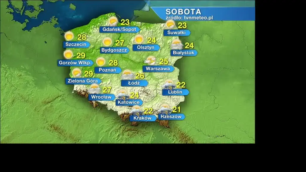 Pogoda na sobotę i niedzielę, 10 i 11 czerwca 2023 r