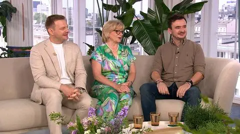 Rafał i Grzegorz Zawierucha z mamą