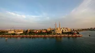 widok na miasto Suez