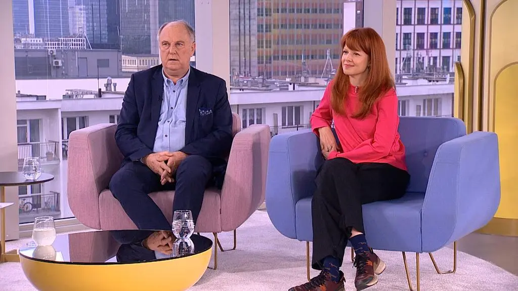 Karolina Gruszka, aktorka, prof. Krzysztof Selmaj, neurolog