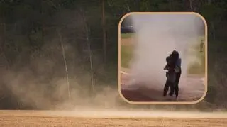 Mały chłopiec znalazł się w centrum "diabła pyłowego". Nagranie wzbudziło ogromne emocje 