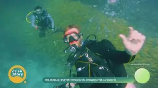 Polak najlepszym fotografem podwodnym na świecie. Dwa razy otarł się o śmierć