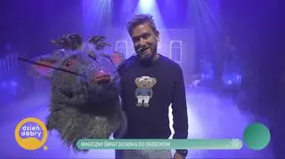 Bartek Jędrzejak jako mysz w balecie "Dziadek do orzechów" 