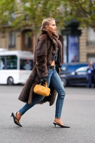 stylizacja z butami escarpins noir