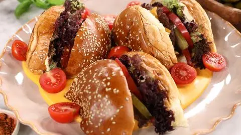 Burger wołowy double cheese