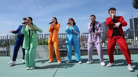Zespół 5/6 na scenie Dzień Dobry TVN 
