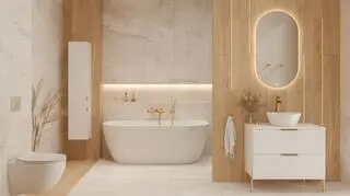 Łazienka pełna harmonii i stylu. Jak połączyć meble ryflowane z klasycznymi, eleganckimi dodatkami?