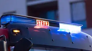 Trwa walka z gigantycznym płomieniem. Na miejscu pracują strażacy z 6 jednostek straży pożarnej