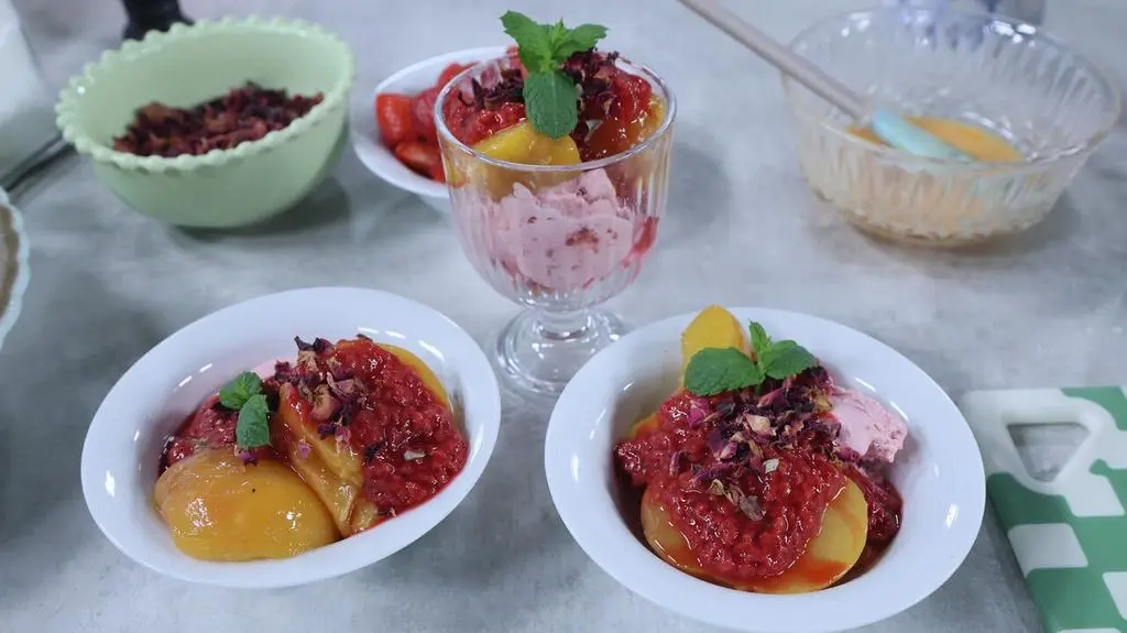 Peach Melba