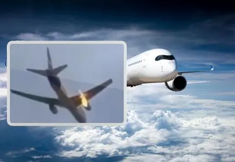 Po zderzeniu z ptakiem samolot zaczął płonąć. Pilot musiał awaryjnie lądować 