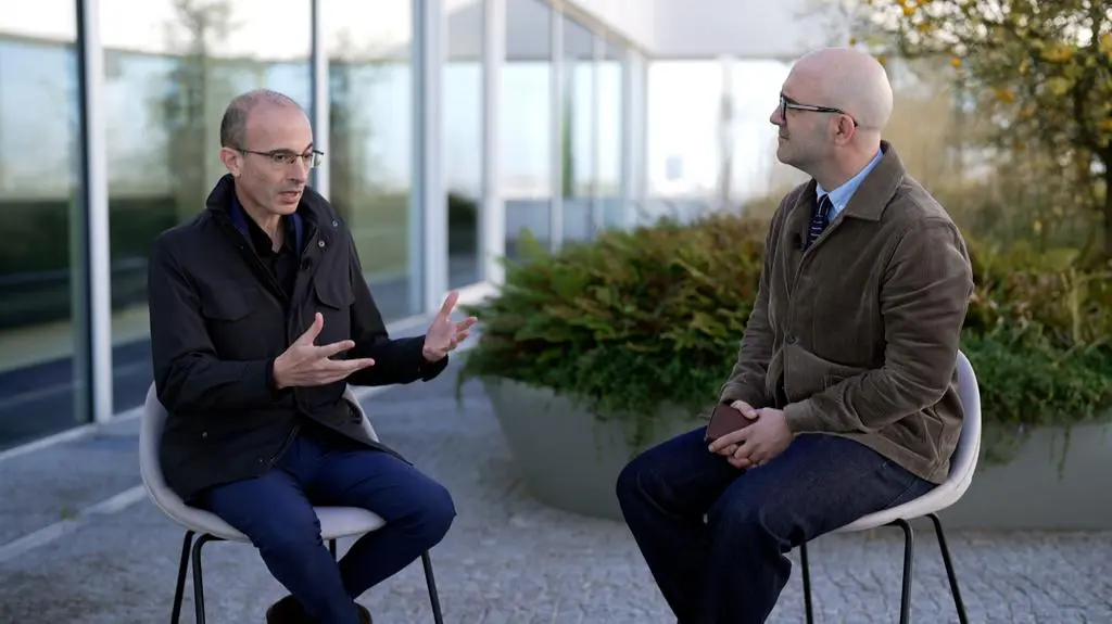 Yuval Noah Harari i Marcin Sawicki
