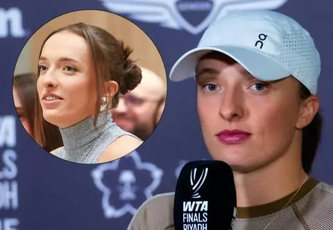 Lśniąca Iga Świątek spotkała się z młodymi sportowcami. Od stylizacji trudno oderwać oczy