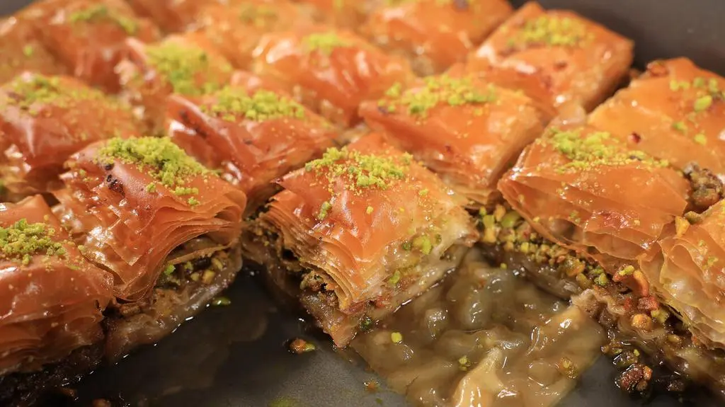 Baklawa z pistacjami