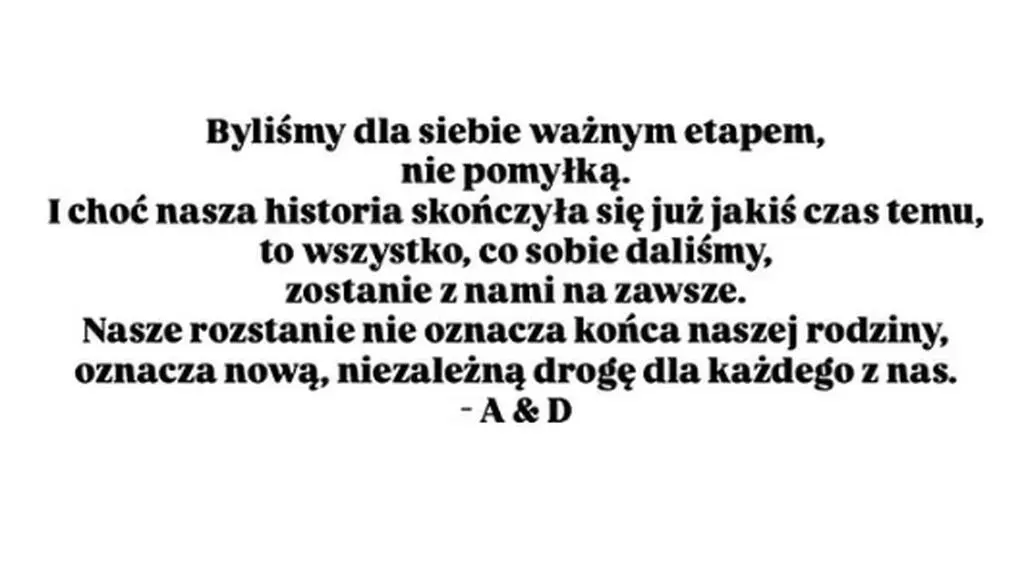Uczestnicy "Top Model" ogłosili rozstanie. "Byliśmy dla siebie ważnym etapem" 