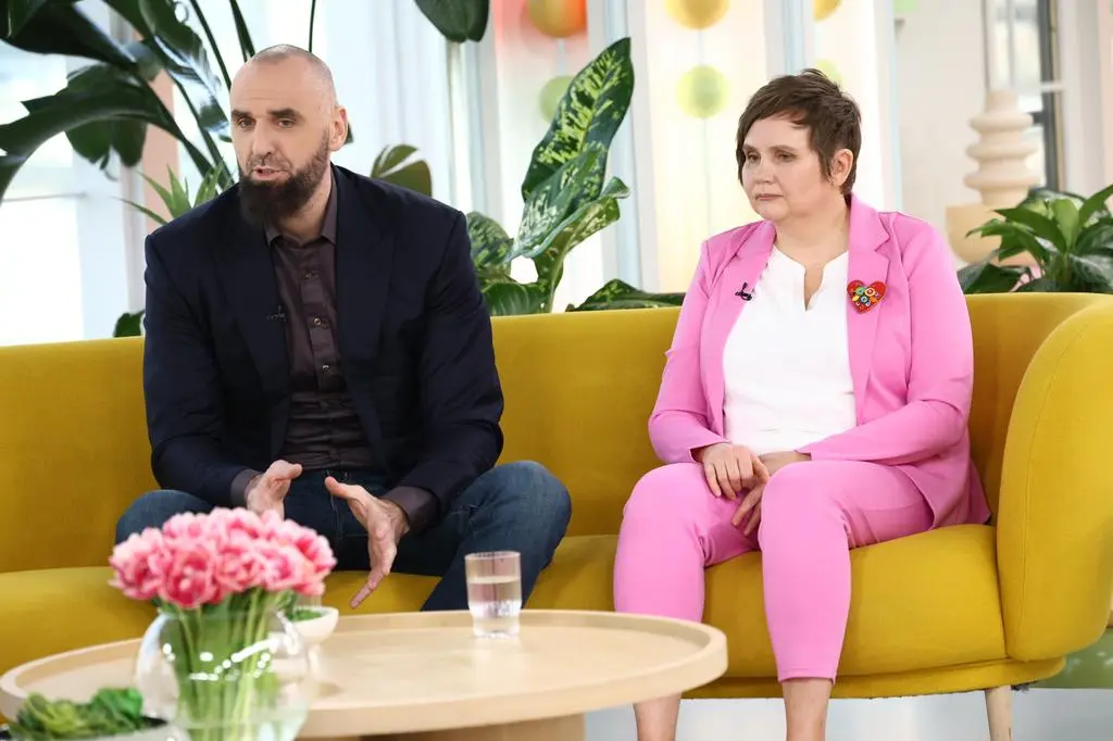 Marcin Gortat i Krystyna Romanowska