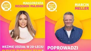 Huczne 20-lecie DDTVN. Małgorzata Rozenek-Majdan i Marcin Meller dołączają do wspólnej zabawy
