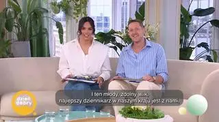 Hubert spełnia swoje dziennikarskie marzenie – napisy