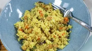 Szybki nigeryjski Wege Fried Rice