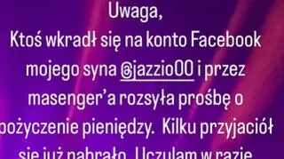 Ktoś podszywa się pod syna gwiazdy 