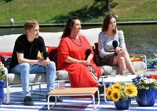 Anna Dymna i jej wychowankowie 