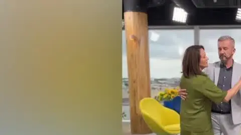 Ewa Drzyzga i Krzysztof Skórzyński tańczą