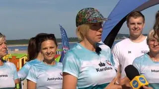 Jogging na plaży, czyli idealny wakacyjny poranek. "Biegam, bo lubię"
