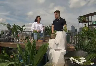 DIY - oczko wodne na balkonie. "Kamyki, świeczki - to zajmuje 5 minut" 