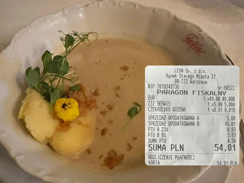 Ile kosztuje żurek w restauracji Magdy Gessler?