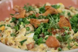 Pasta w leśnym stylu