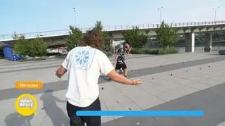 Akrobacje na rolkach z Mateuszem Banasiukiem 