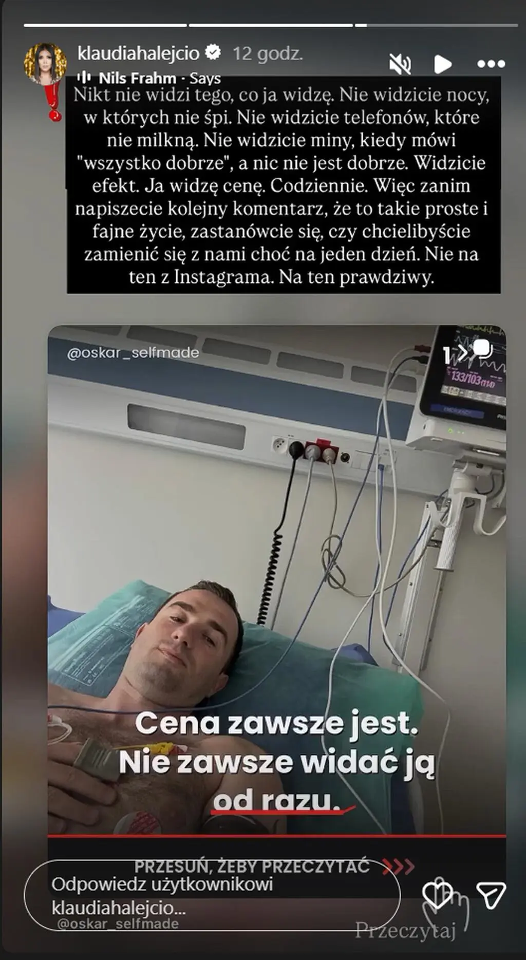 Oskar Wojciechowski trafił do szpitala