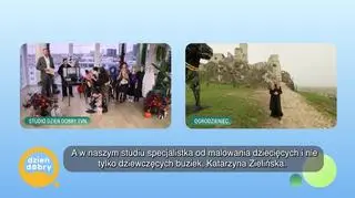 Halloweenowe malowanie twarzy last minute - napisy