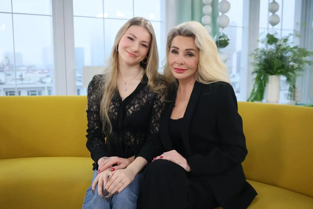 Aldona Orman i córka Idalia