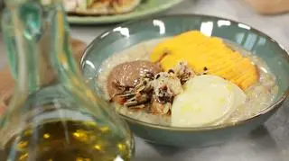 Waniliowy ryż na napoju sojowym z mango 