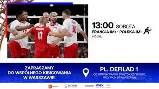 Eurosport i Miasto Stołeczne Warszawa zapraszają do wspólnego kibicowania siatkarzom w meczu o złoto 