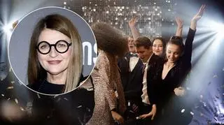 Irena Kamińska-Radomska ocenia stroje ze studniówek i wytka błędy. Na jej liście taki dekolt