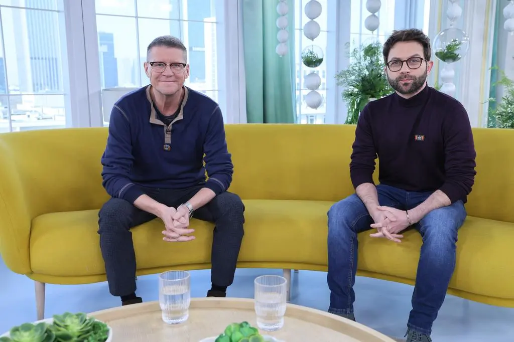 Wojciech Malajkat i Marcin Hycnar