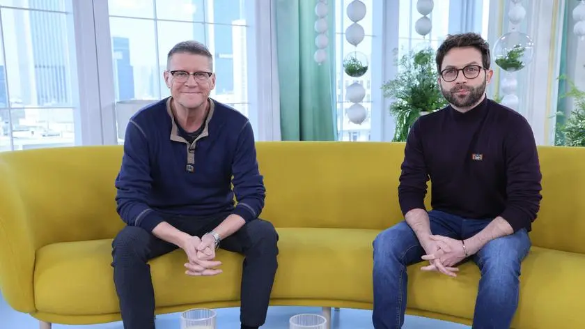 Wojciech Malajkat i Marcin Hycnar