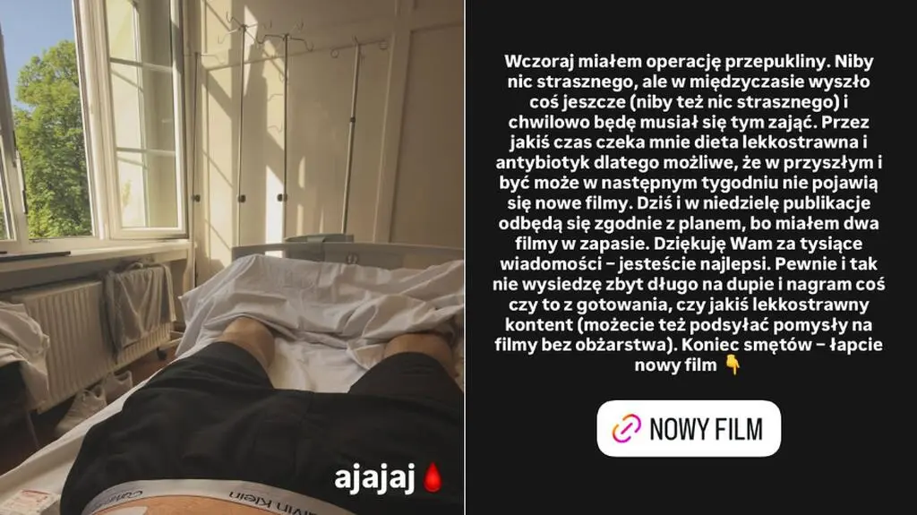 Książulo w szpitalu