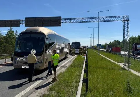 Wypadek autokarów przewożących dzieci. Są ranni