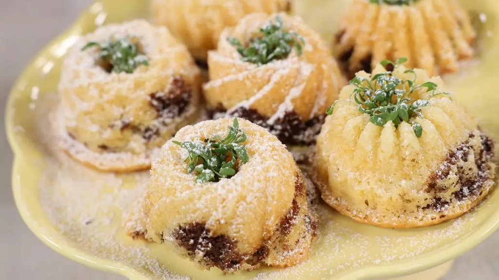 Mini babeczki marmurkowe